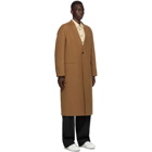 Jil Sander Brown Cashmere Coat