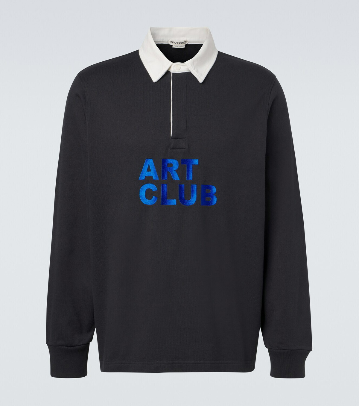 JW Anderson Art Club cotton jersey polo shirt