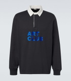JW Anderson Art Club cotton jersey polo shirt