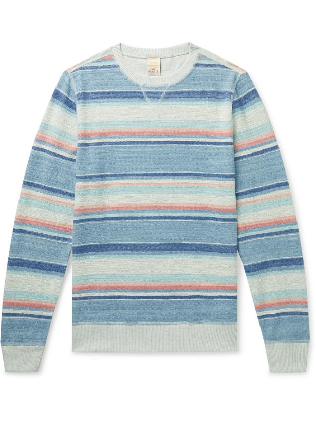 Photo: FAHERTY - Surf Reversible Organic Cotton-Jersey Sweatshirt - Multi