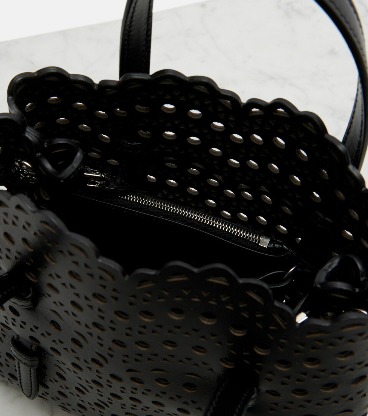 Alaïa Mina 20 Vienne leather tote bag