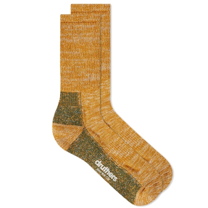 Photo: Druthers Organic Cotton Defender Boot Sock in Turmeric