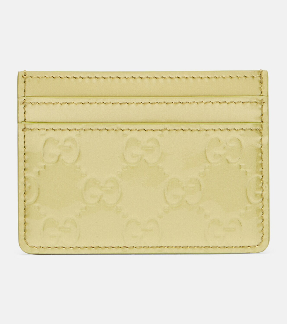 Gucci GG Emblem leather card holder