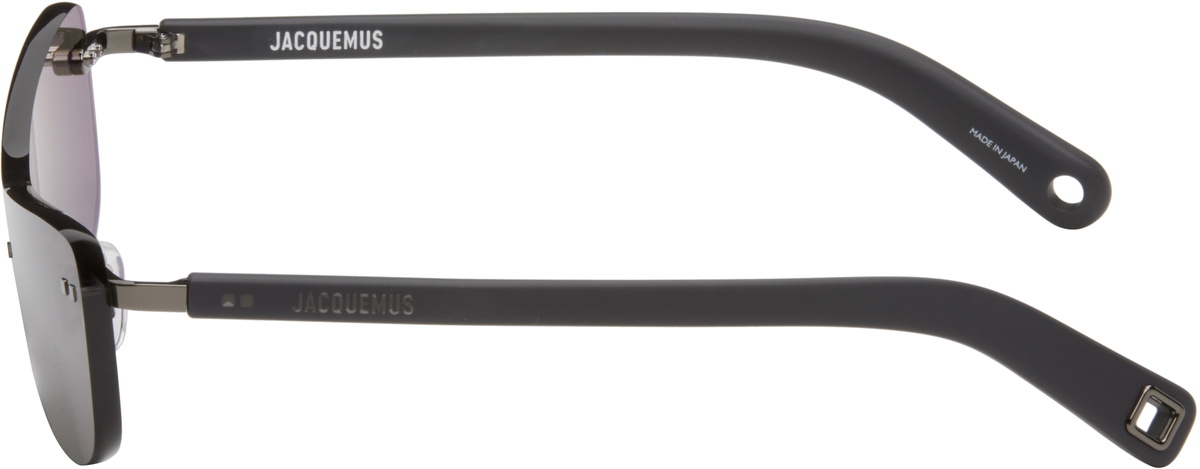 JACQUEMUS Gray La Croisière 'The Mirada' Sunglasses Jacquemus