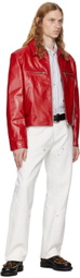 COOR Red Rider Leather Jacket