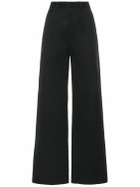 DEVEAUX Lizzy Cotton Twill Wide Leg Pants