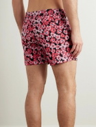 TOM FORD - Floral-Print Slim-Fit Short-Length Swim Shorts - Pink