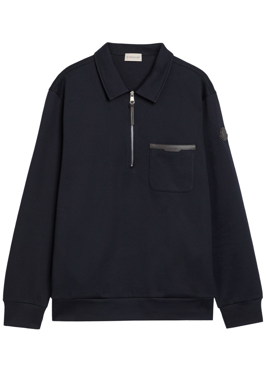 Moncler Gamme Bleu Vintage Logo Crew Sweat Blue Moncler