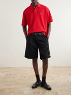 Human Made - Logo-Appliquéd Cotton-Piqué Polo Shirt - Red