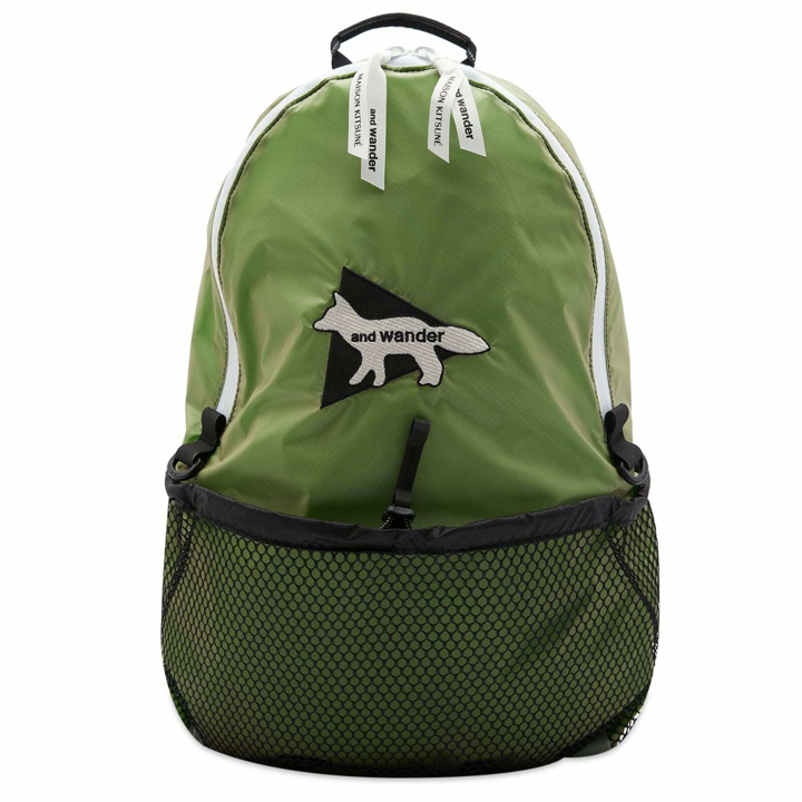 Photo: And Wander x Maison Kitsuné Sil 20L Day Pack in Green
