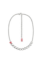 Diesel Stainless Steel Chain Necklace - Necklaces - Unisex - Silver