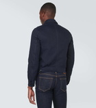 Tom Ford Cotton and linen blouson jacket