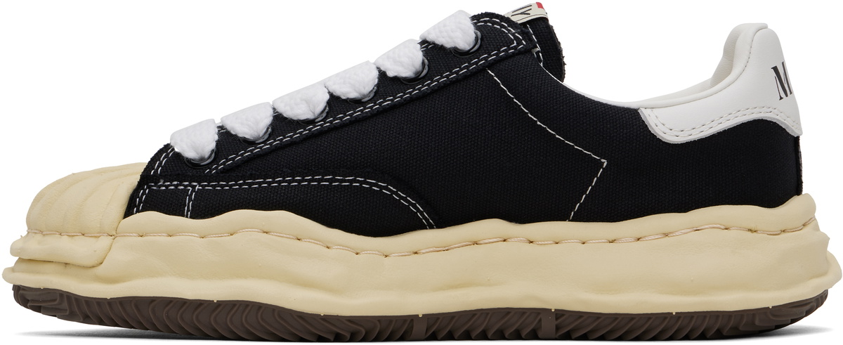 Maison MIHARA YASUHIRO Black Blakey VL OG Sole Canvas Low