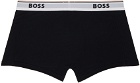 BOSS Three-Pack Black Boxer Briefs