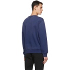 Polo Ralph Lauren Blue Fleece Vintage Graphic Sweatshirt