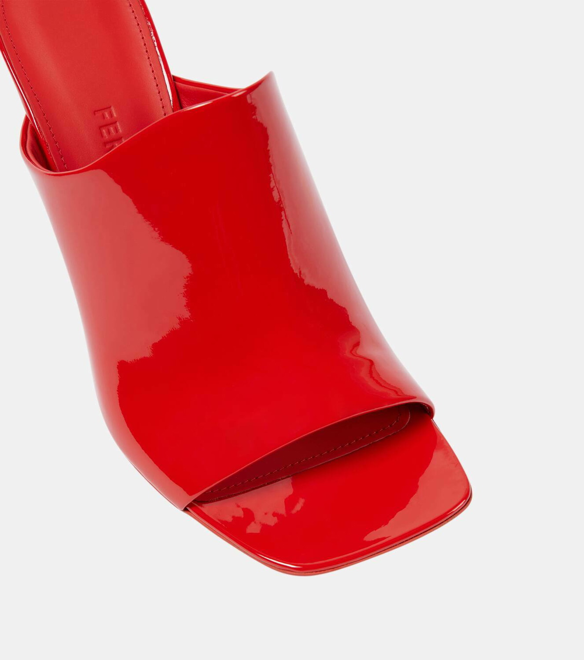 サンダル・ミュール SALVATORE FERRAGAMO ERA PATENT LEATHER MULE SANDALS Ferragamo Era Patent Stiletto Mule Sandals | Neiman Marcus
