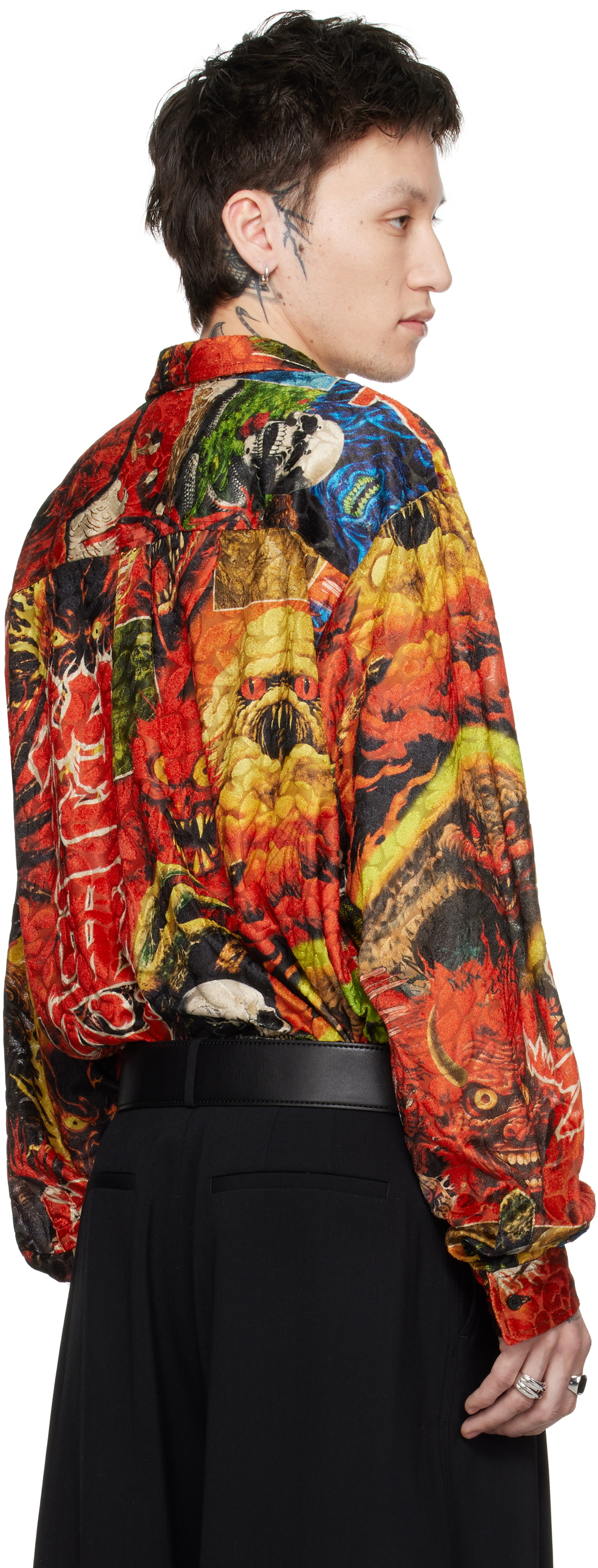 LU'U DAN Multicolor Misfit Shirt