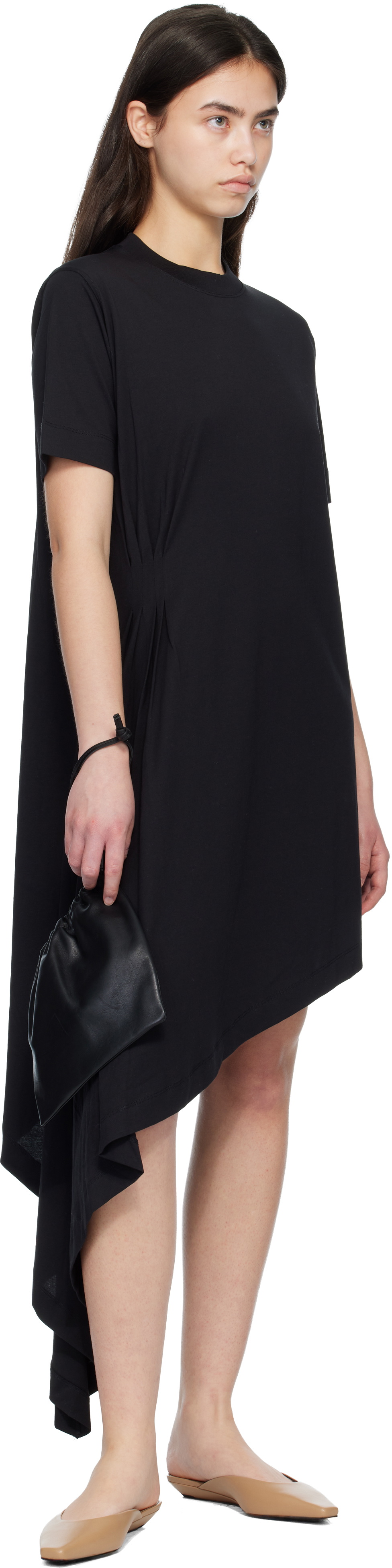 Loulou de Saison Tan Diane Calf Leather Mule Flats
