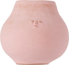 Rami Kim Studio Pink Ceramic Mini Face Vase