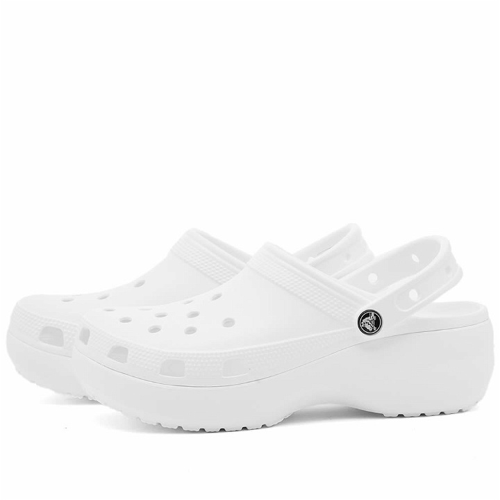 Photo: Crocs Women's Classic Platform Clog W in White
