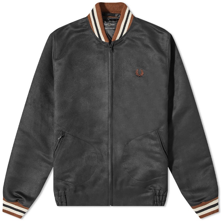 Photo: Fred Perry Suedette Bomber Jacket