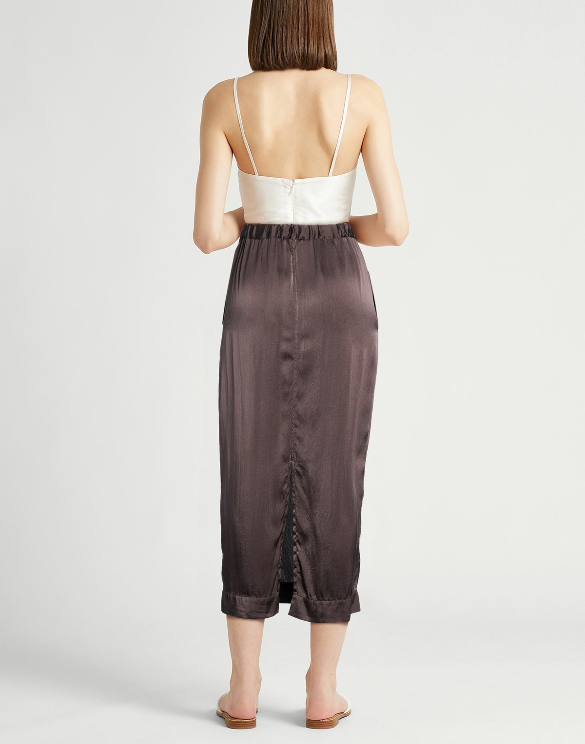 Crossley Womens Midi skirt Charcoal