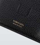 Tom Ford Logo leather card holder