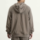 Rick Owens Men's Slouchy Zip Hoodie in Dust
