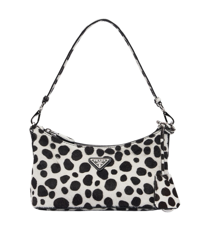 Photo: Prada Mini printed calf hair shoulder bag