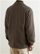 Amomento - Oversized Wool Overshirt - Brown