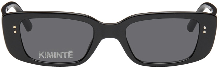Photo: KIMHĒKIM Black One Logo Slim Sunglasses