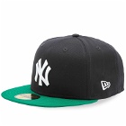 New Era NY Yankees Team Colour 59Fifty Cap in Black