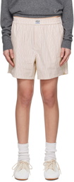 Commission SSENSE Exclusive Off-White & Red Boxer Shorts