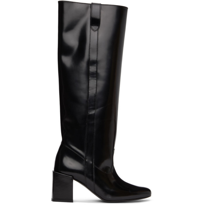 AMI Alexandre Mattiussi Black Ranger Boots