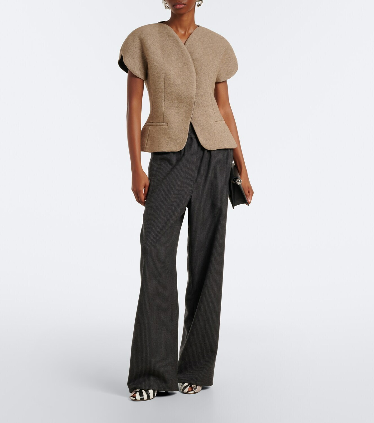 Jacquemus Ovalo wool and cotton jacket