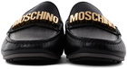 Moschino Black Logo Loafers