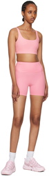 Girlfriend Collective Pink High-Rise Shorts