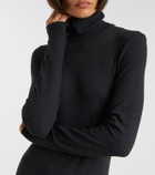 Staud Vanya turtleneck jersey maxi dress
