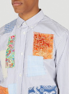 Classic Patchwork Shirt in Blue