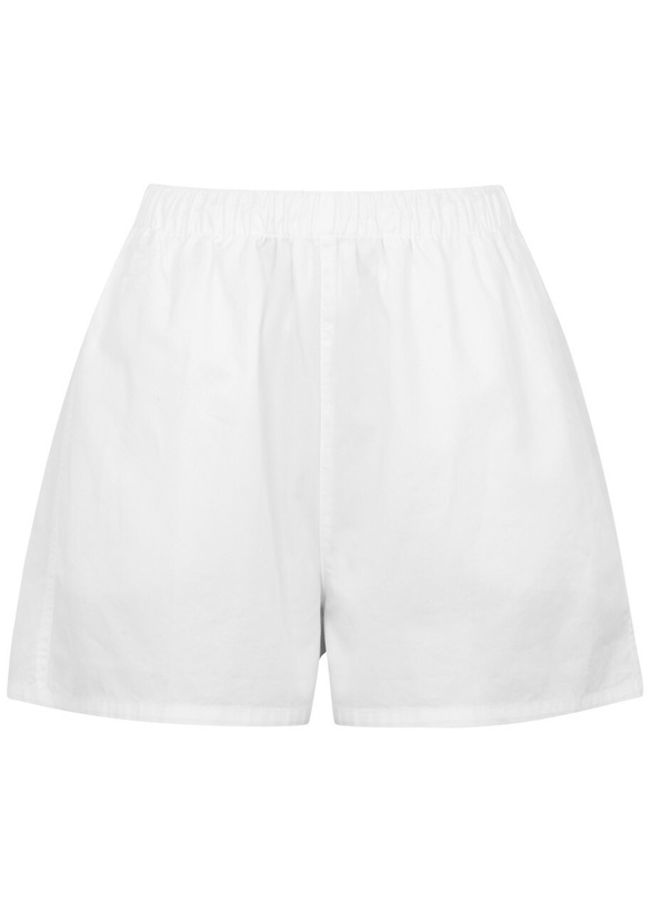 Photo: Colorful Standard Cotton-twill Shorts White