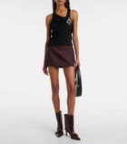 Coperni Belt leather ankle boots