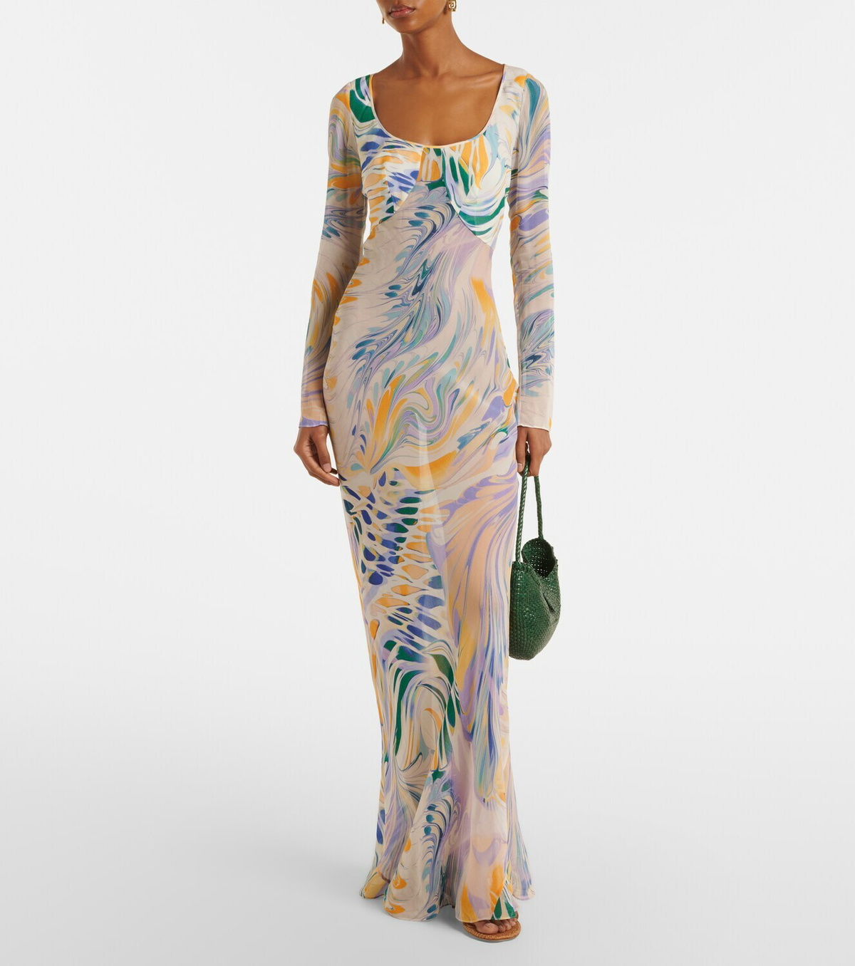 Alexandra Miro Lois printed maxi dress