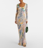 Alexandra Miro Lois printed maxi dress