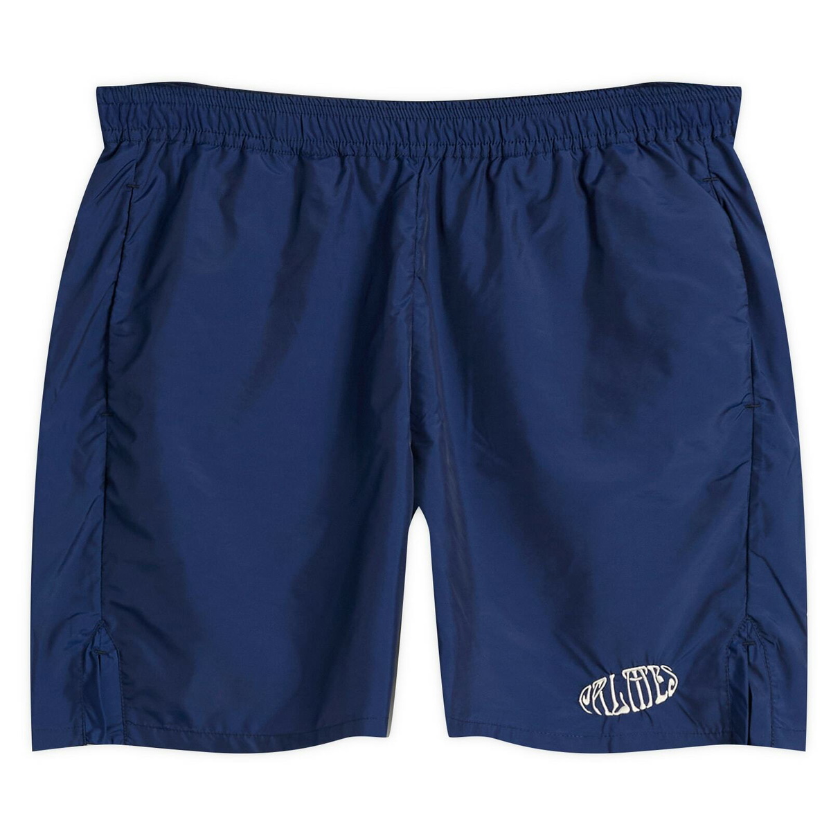 Palmes Men's Oval Tennis Shorts in Blue