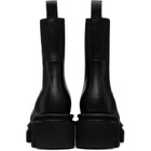 Rick Owens Black Tower Beatle Bogun Chelsea Boots