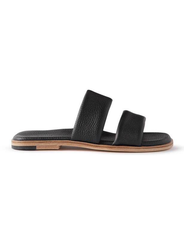 Photo: Auralee - Full-Grain Leather Sandals - Black
