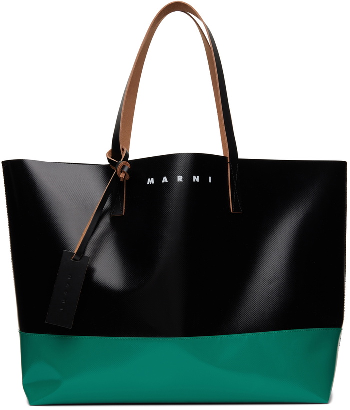 Photo: Marni Black & Green Tribeca East-West Tote