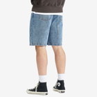 Pop Trading Company Men's DRS Denim Shorts in Stone Washed