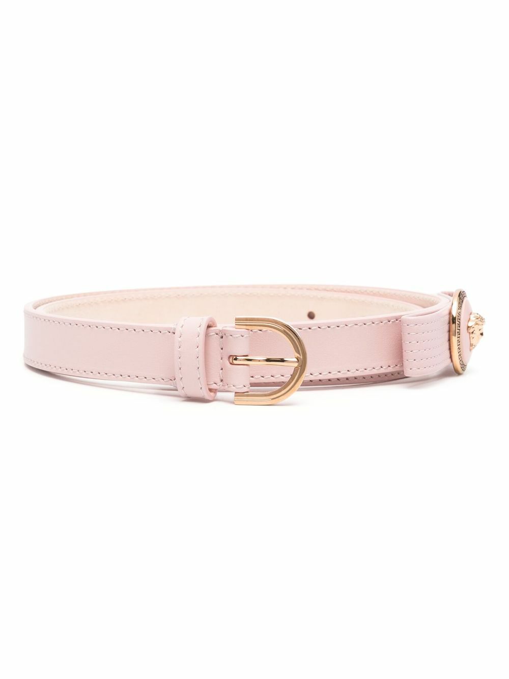 Versace Pink Medusa Leather Belt Versace display picture 1