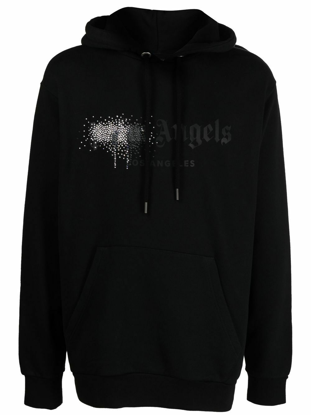 パーカー・フーディ Palm Angels PMBB003F22FLE001 RHINESTONE SPRAYED Hoodie PALM ANGELS - Rhinestone Sprayed Hoodie Palm Angels